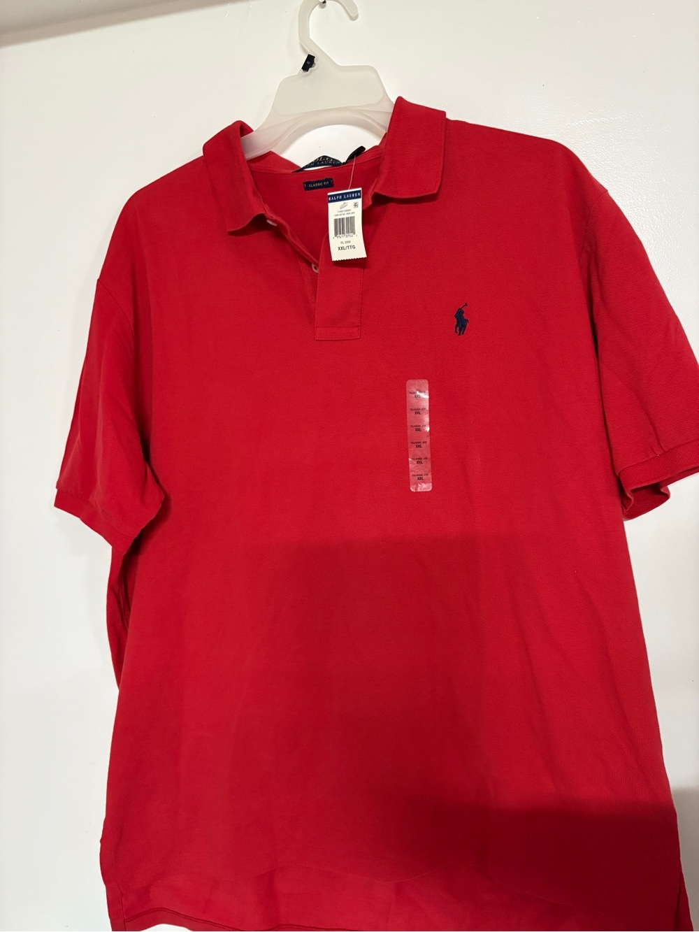 Ralph Lauren Red Polo Shirt NWT XXLT